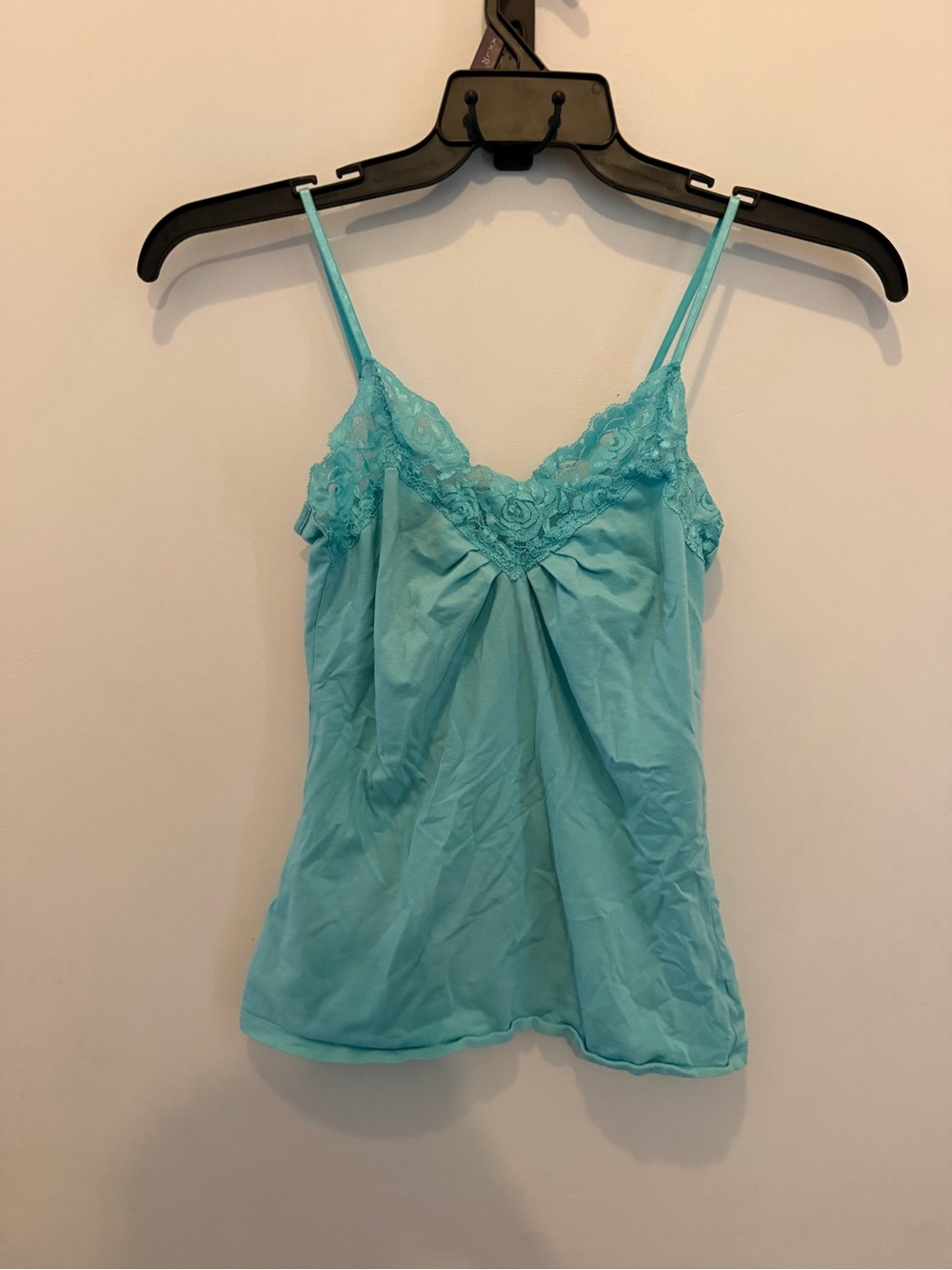 Old Navy Turquoise Lace Trim Camisole